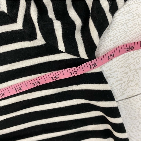 Lou & Grey black white stripe easy signature soft stretch Knit dress size S - Picture 13 of 15